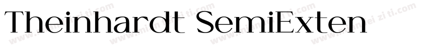 Theinhardt SemiExten字体转换
